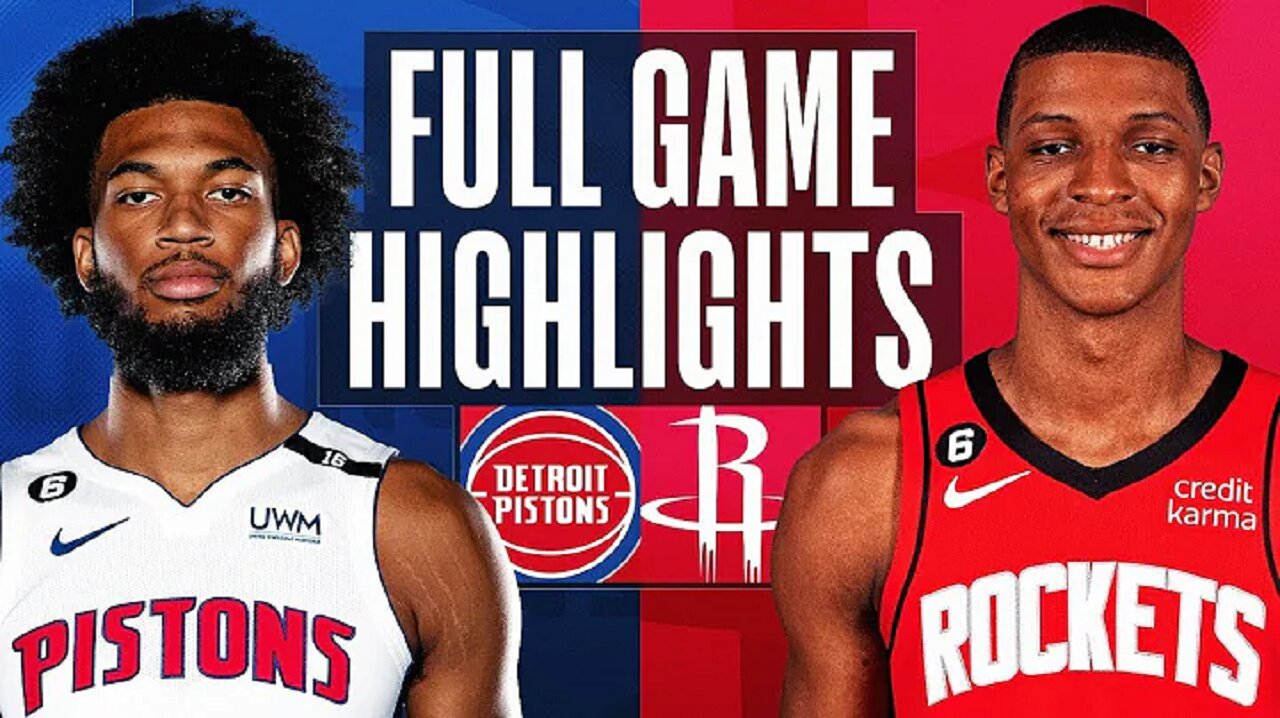 Detroit Pistons vs. Houston Rockets Full Game Highlights | Mar 31 | 2022-2023 NBA Season