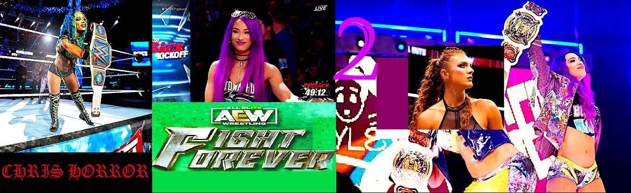 AEW Fight Forever : Sasha Banks 2️⃣💵😎🍑💲💰🏦🤼‍♂️🤼‍♀️ (PS5🎮)