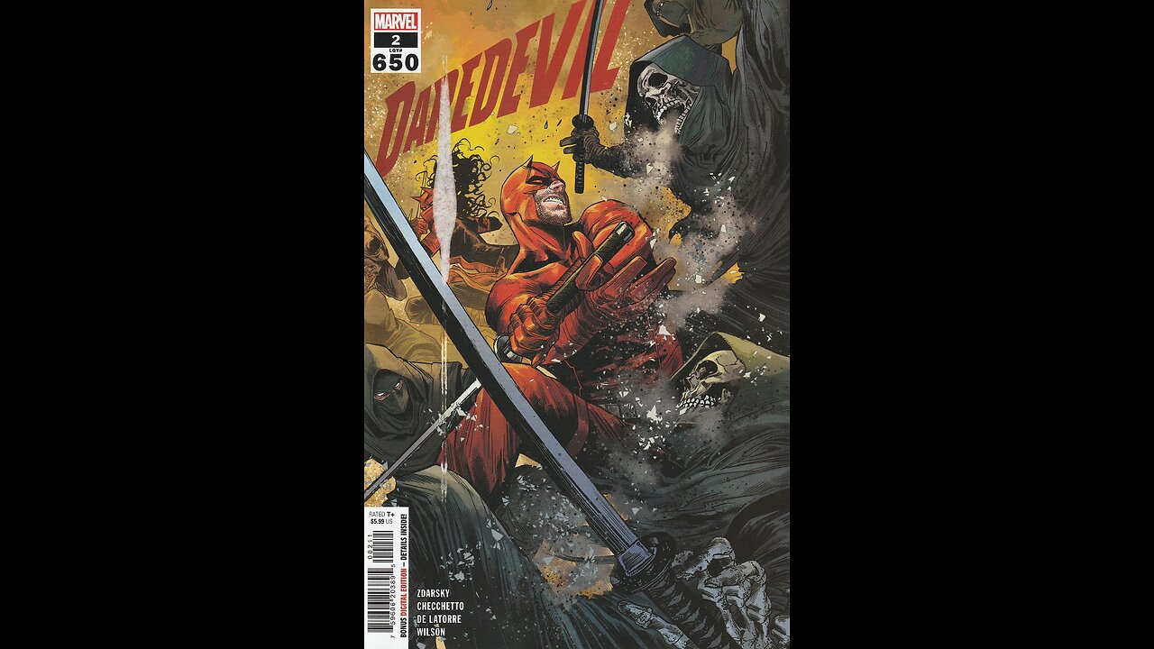 Daredevil -- Issue 2 / LGY 650 (2022, Marvel Comics) Review