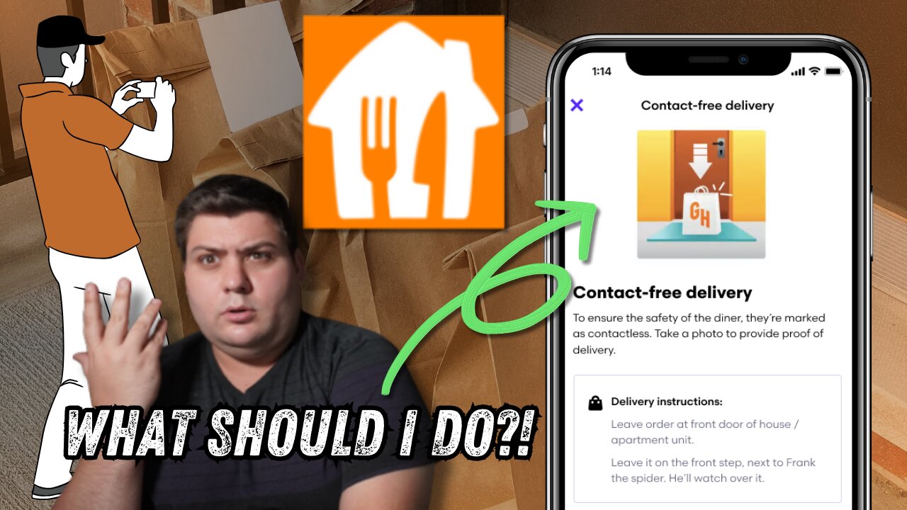 Contact-Free Deliveries on Grubhub - EVERYTHING You MUST Know!! Steal These Tricks!