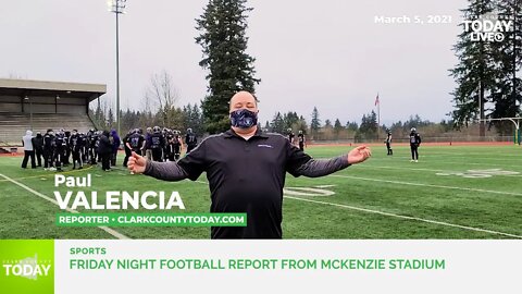 Friday night football report from McKenzie Stadium