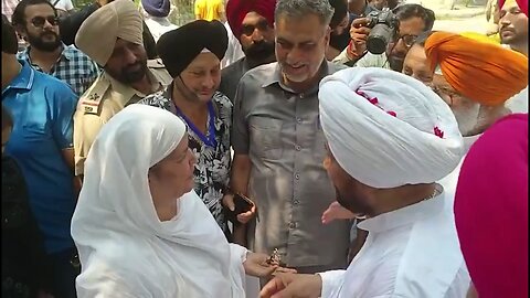 Cm channi with bibi jagir kaur