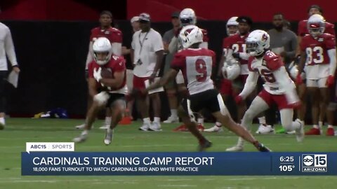 18,000 show up to Cardinals Red-White practice