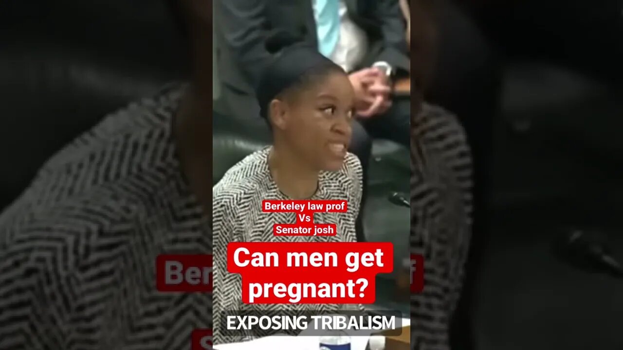 Berkeley Law Professor Reacts To Sen. Josh “Can Men Get Pregnant” 🤯