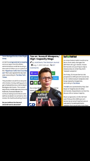 Victor Reacts: House Democrats Seek to Price Low Income People Out of Their Rights With 1,000% Tax!