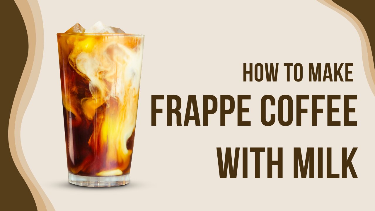 Frappe Coffee with milk