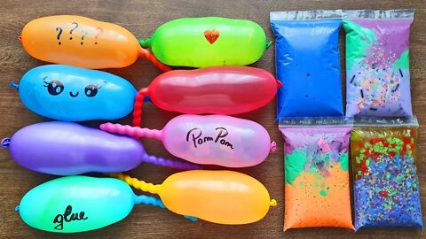 Making Slime with Funny Balloons and Slime Bags #2