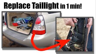 Removing & Replacing Rear lights (Tail-Light) - 2006 Subaru Forester