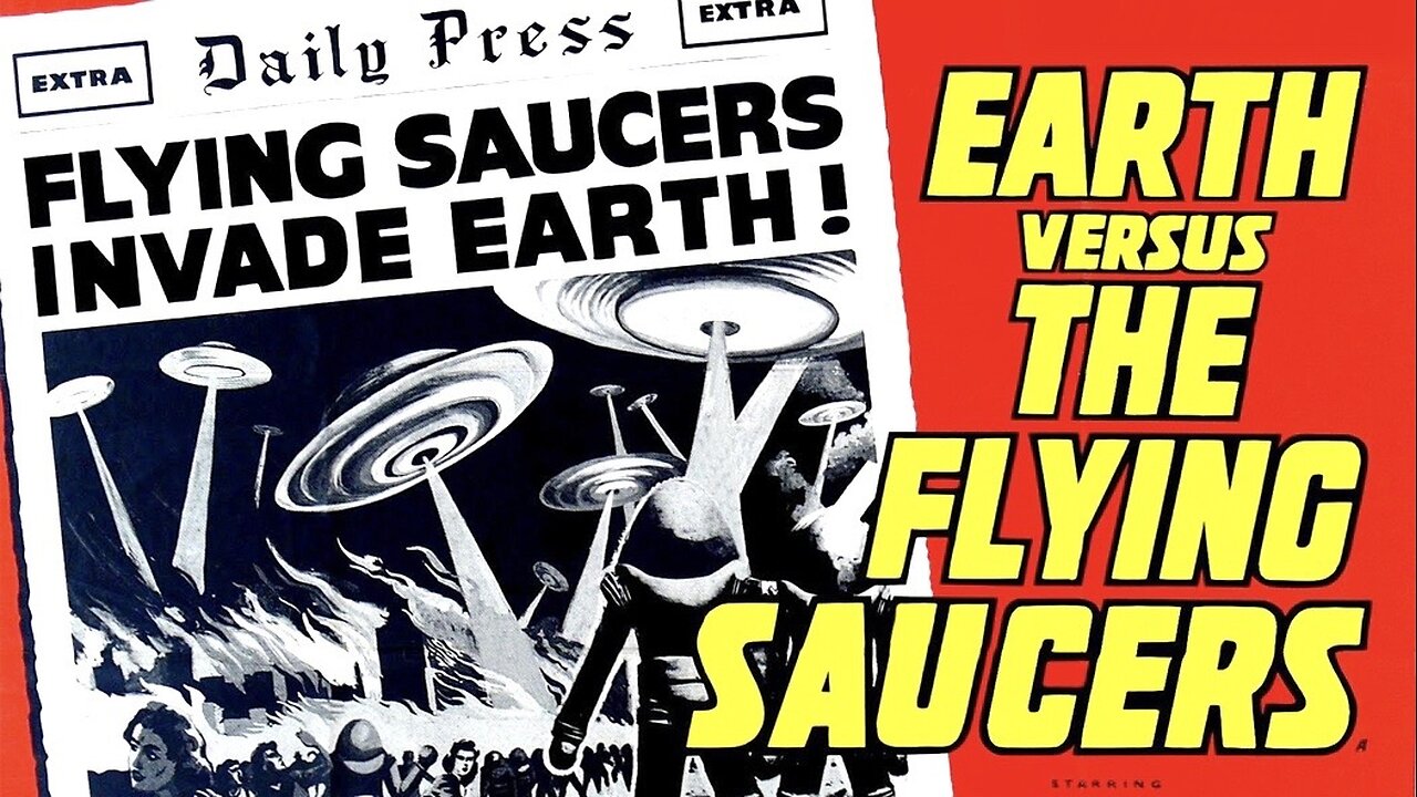 Earth Vs. The Flying Saucers (1956 Full Movie) [COLORIZED]