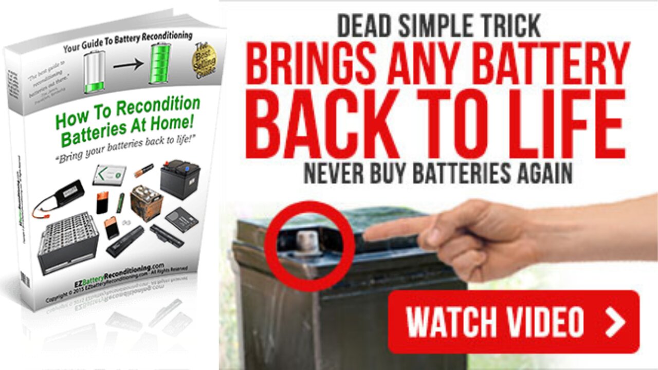 Bring Old Batteries Back To Life Again | Dead Simple Trick Brings Any Battery Back To Life