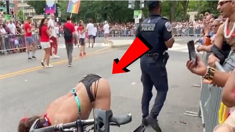 Children get EXPOSED to SEXUAL CONTENT at Pride Parade in DC right next to the POLICE!