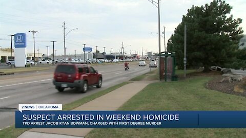 Suspect arrested in weekend homicide