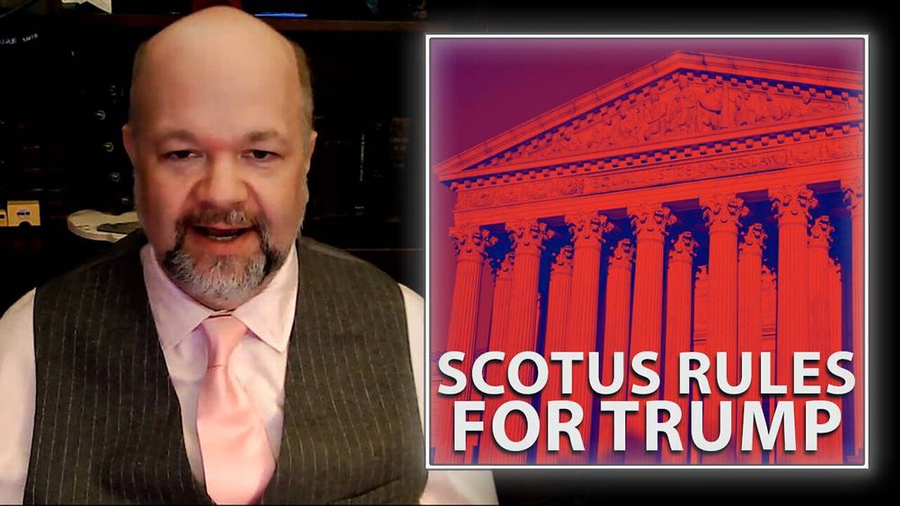 BREAKING: Supreme Court Ruling Destroys Deep State Lawfare Against Trump, Says Top Lawyer