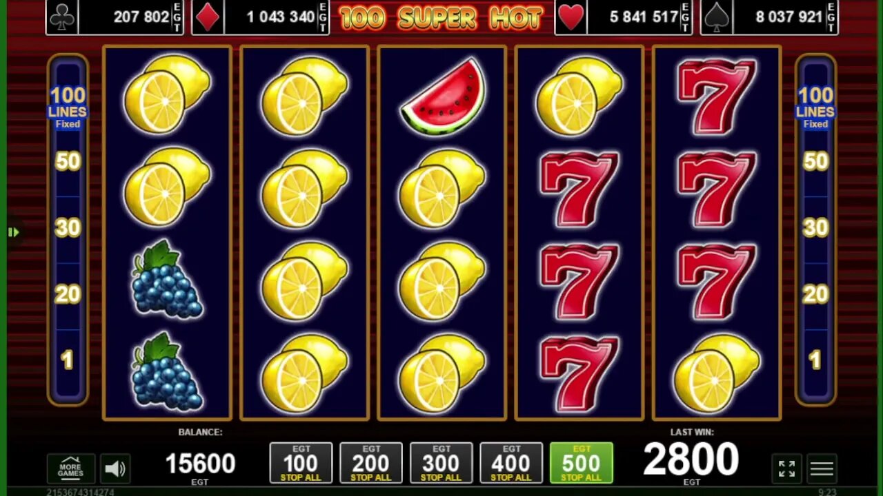 100 Super Hot EGT