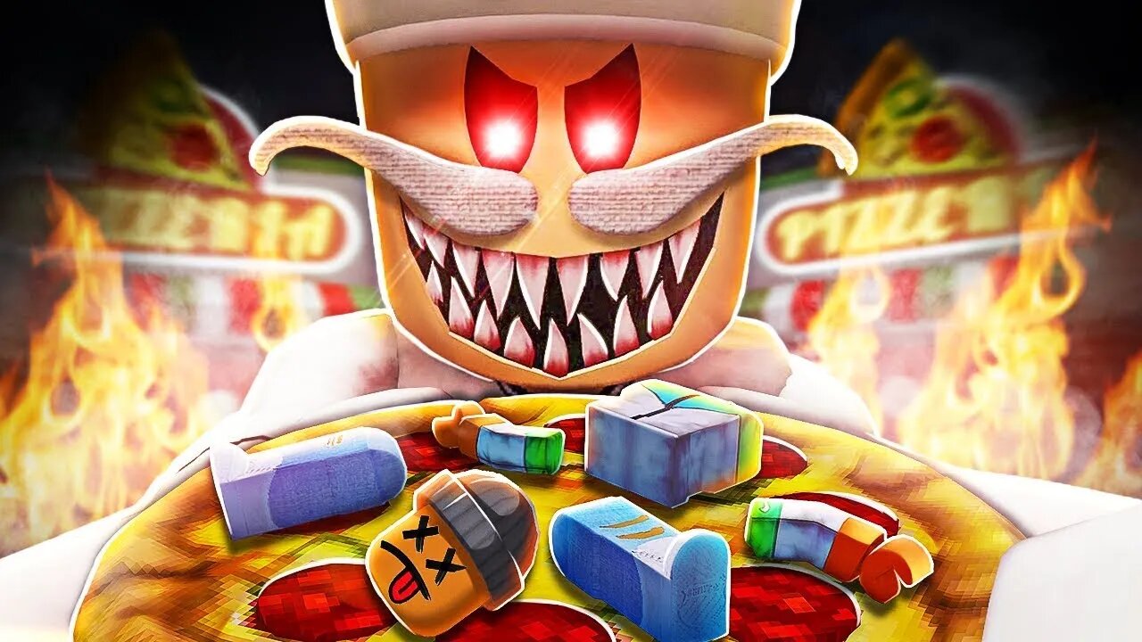 Escape Papa Pizza's Pizzeria! (SCARY OBBY) PIZZARIA ASSOMBRADA