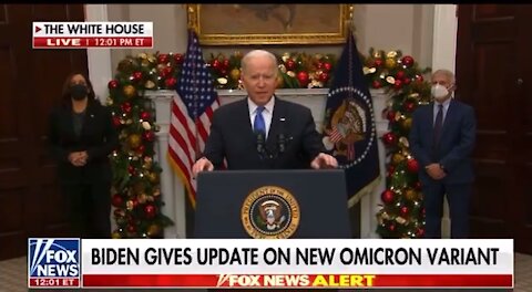 Biden trying to explain away his racist travel ban