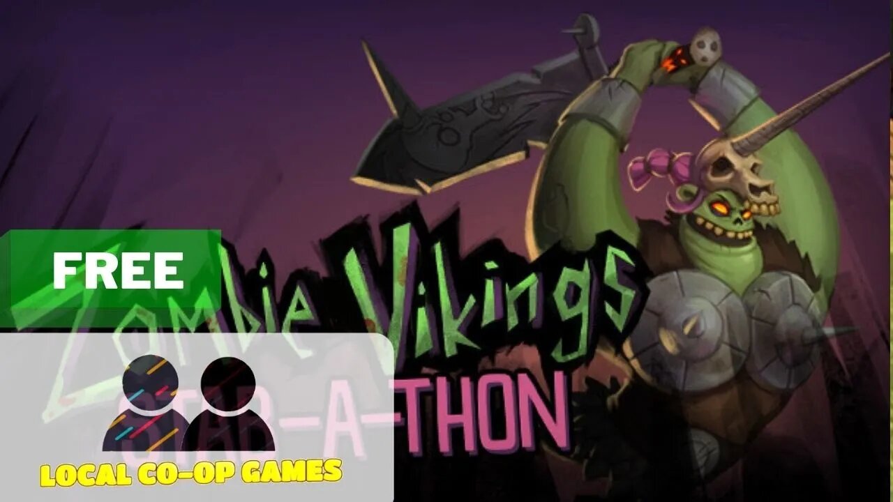 Zombie Vikings Stab-a-thon [Free Game] - How to Play Local Versus Multiplayer [Gameplay]