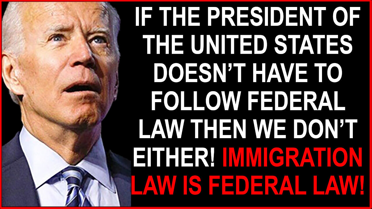 December 19, 2021 in Bidens America - Ignoring Federal Law!