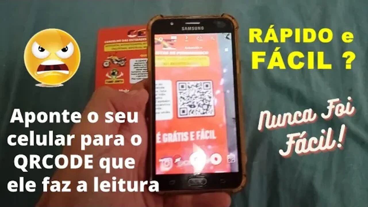 [ É RÁPIDO E FÁCIL ] - Nunca foi... Já Estou no Meu 4º Celular e Até Hoje o Bicho Não Ler o QRCODE