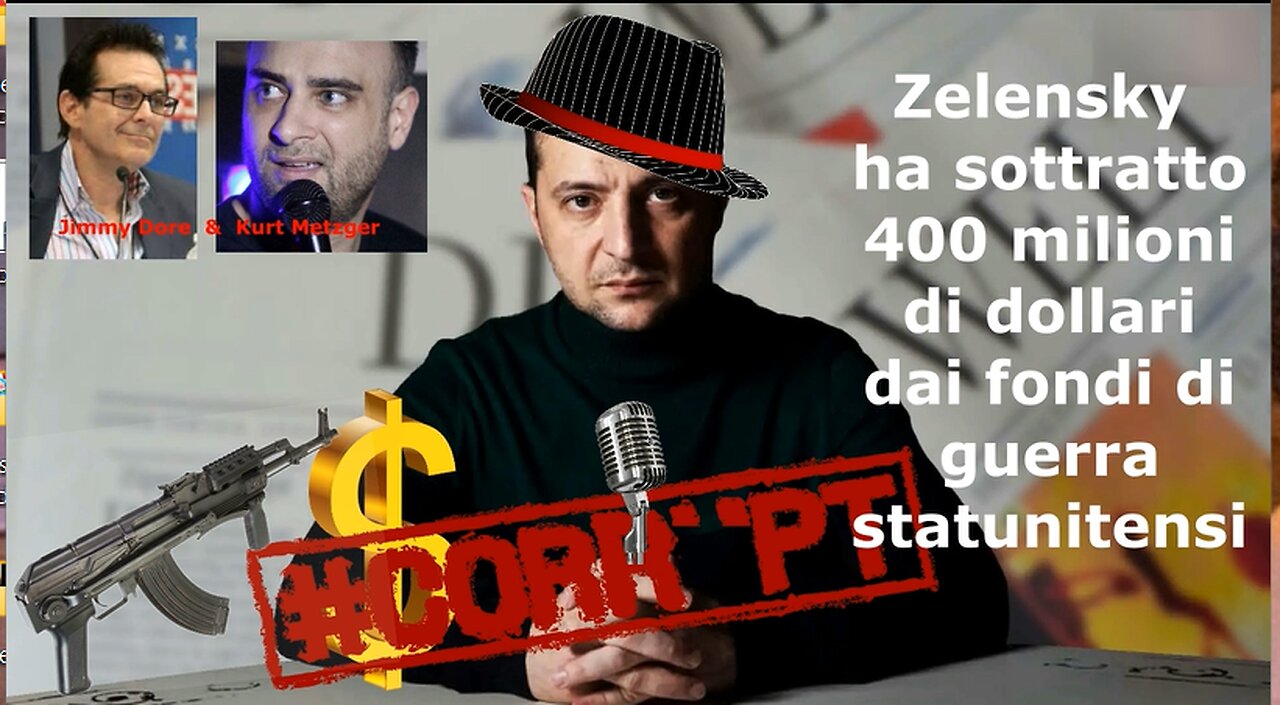Zelensky ha sottratto 400 milioni di dollari dai fondi di guerra statunitensi