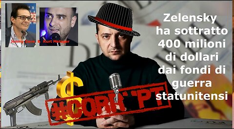 Zelensky ha sottratto 400 milioni di dollari dai fondi di guerra statunitensi