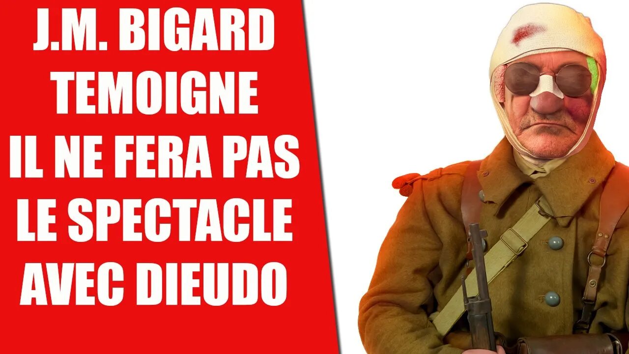 JEAN MARIE BIGARD CONFIRME QU'IL NE FERA PAS "FOUTU POUR FOUTU" AVEC DIEUDO @Chrystel Camus #tpmp