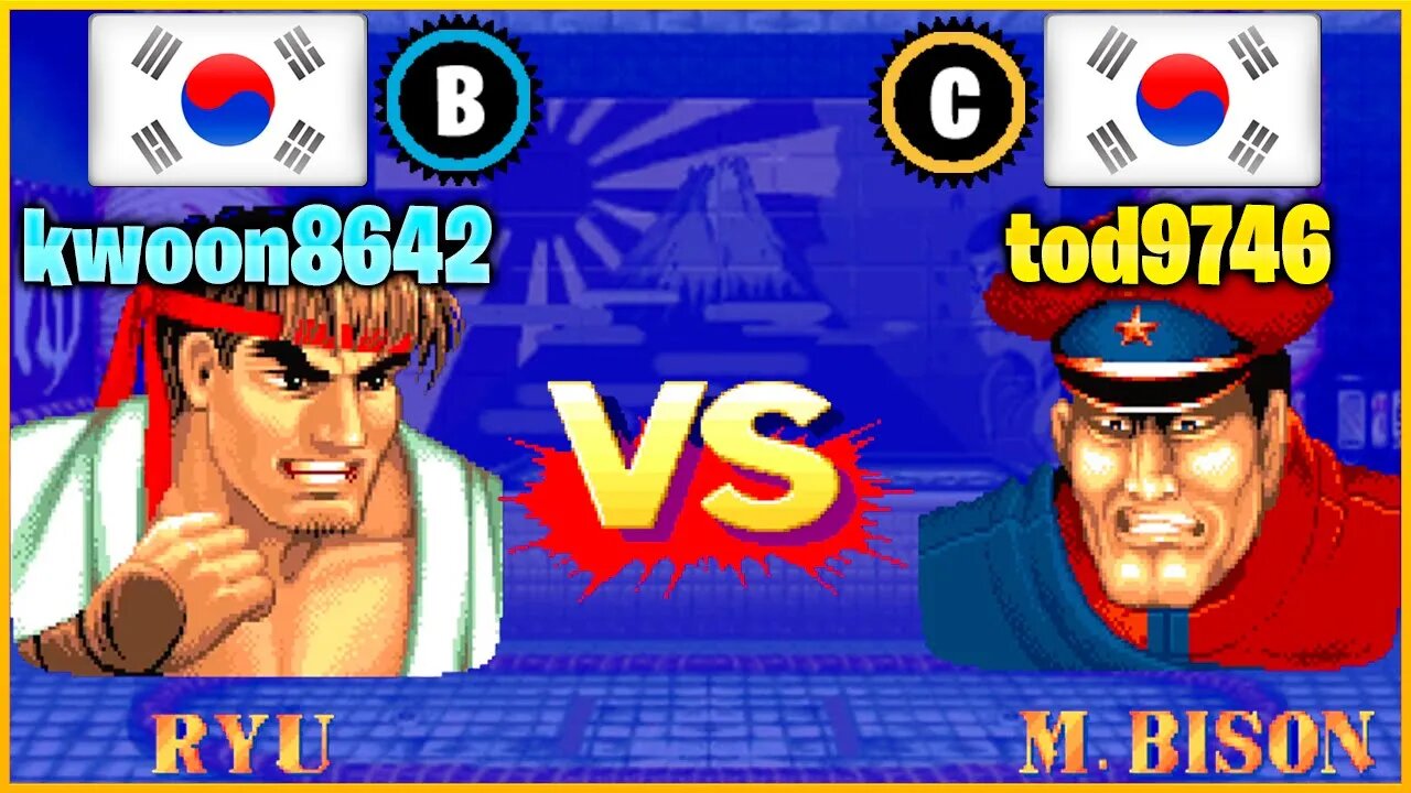 Street Fighter II': Champion Edition (kwoon8642 Vs. tod9746) [South Korea Vs. South Korea]