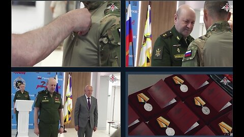 Chief of Nuclear, Chemical & Biological Protection Troops presents departmental awards