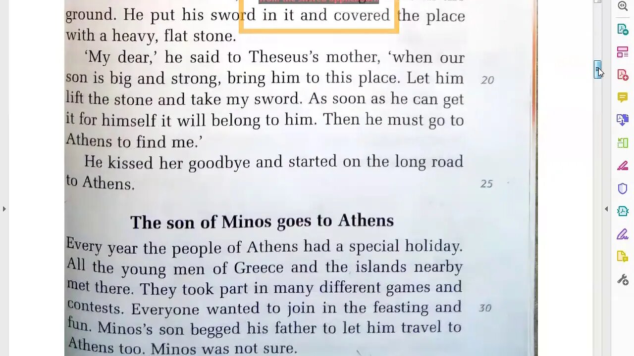 Class 5th English A Unit 4 Part 1