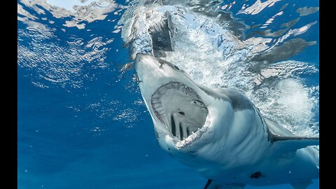 This shark attacks the boat... wow