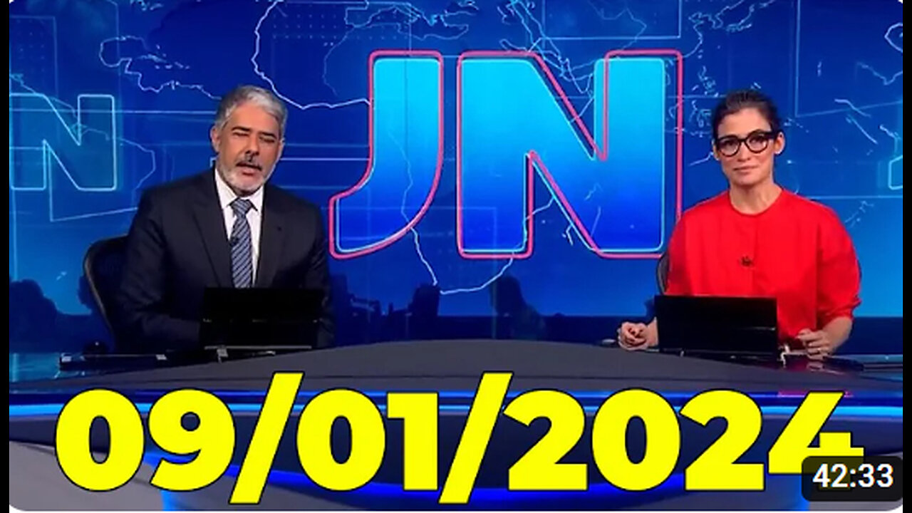 Jornal Nacional 09 01 2024 Terça Feira Completo