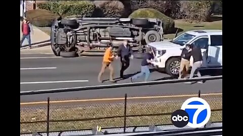 WILD Fight Breaks Out After Car Crash on Long Island