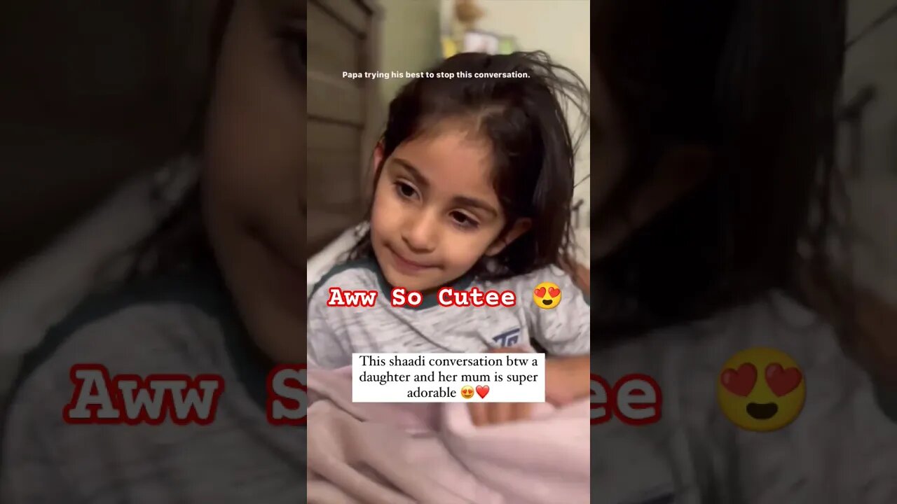 So cute conversation b/w Mother & daughter ❤️#viral #viralvideo #famousshorts #shorts
