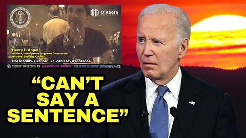 Joe Biden "Can't Say A Sentence" O'Keefe Undercover Video Of White House Official