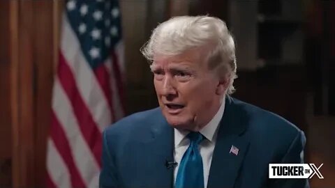 Tucker y Trump debate 2024
