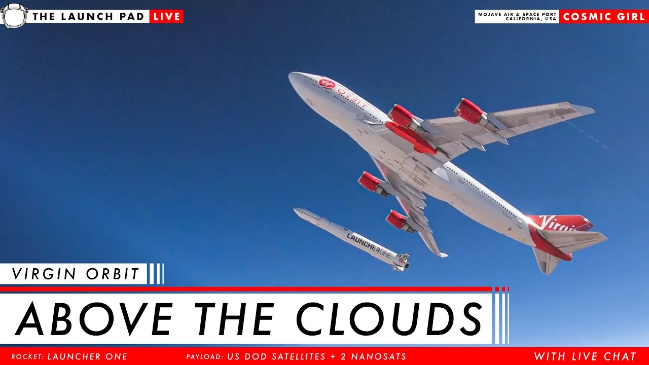 LAUNCHING NOW! Virgin Orbit Launches Rocket From Plane