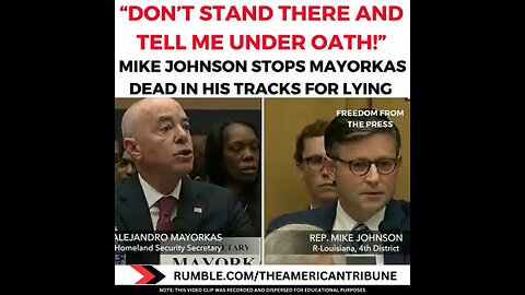Is Mike Johnson did this as a congressman, imagine what he’ll do now as speaker!