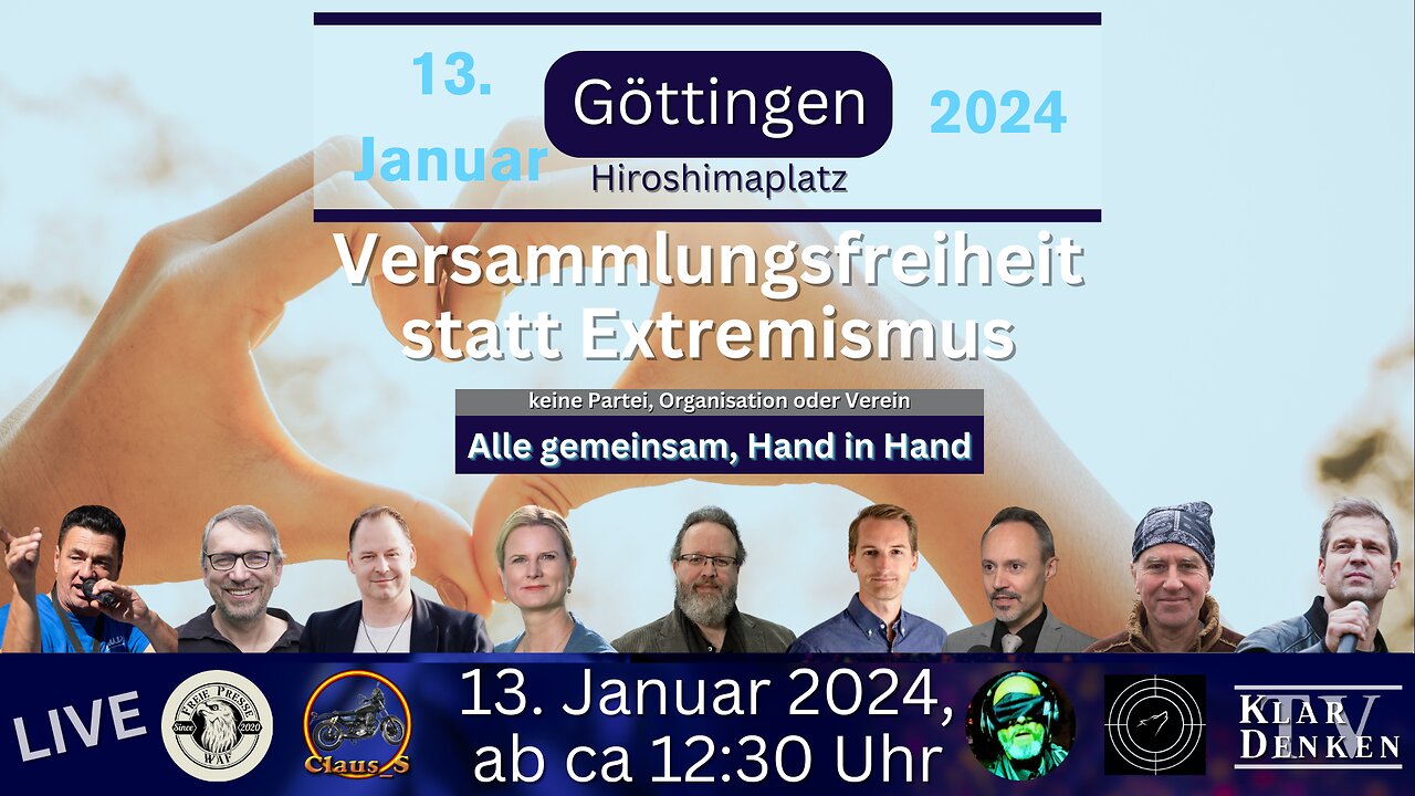 🔴💥LIVE aus Göttingen - Versammlungsfreiheit statt Extremismus #GÖ1301💥