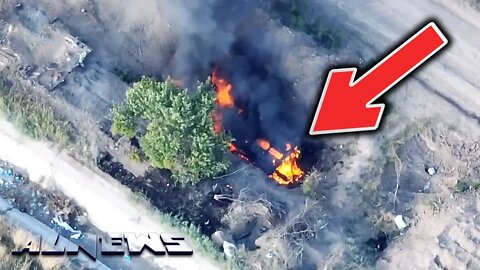 Ukrainian 28th brigade destroys russian positions with M777