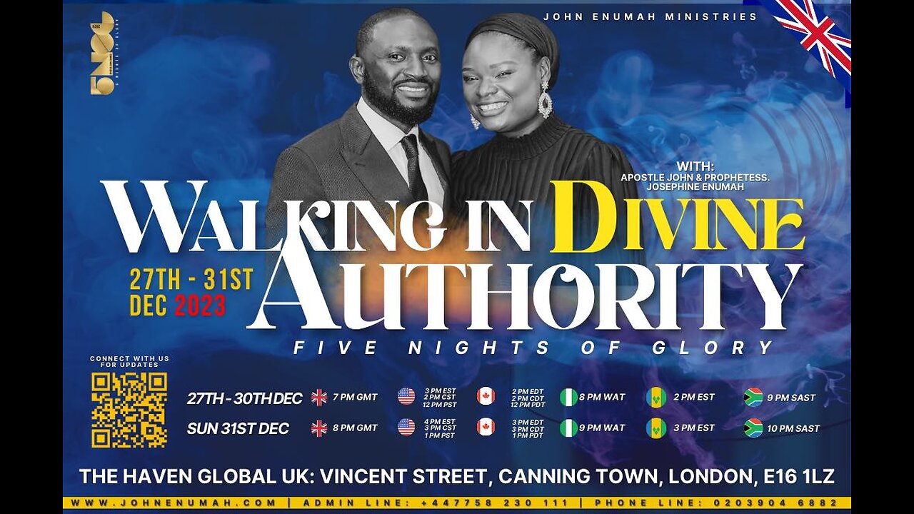 Night #4 Of Walking in Divine Authority Conference #crossover | 30/12/23 | Apostle John Enumah