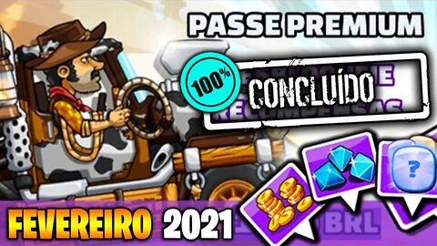 Terminando o Passe do Hill Climb Racing 2 em Fevereiro de 2021