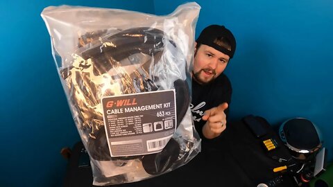 Unboxing: G-WILL 653pcs Cable Management Organizer Kit, 600pcs Zip Ties Assorted Sizes 4+6+8+10+12