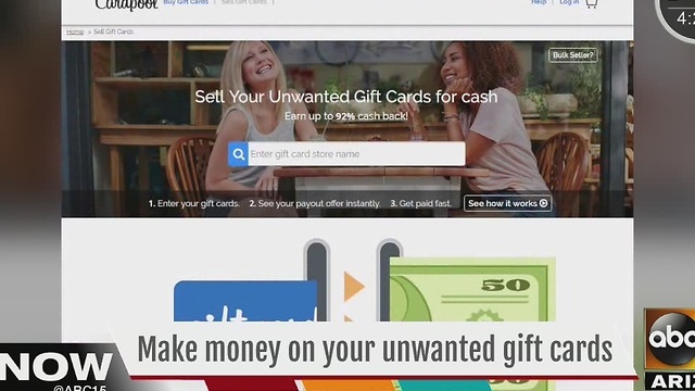 What do you do with gift card you wonât use?