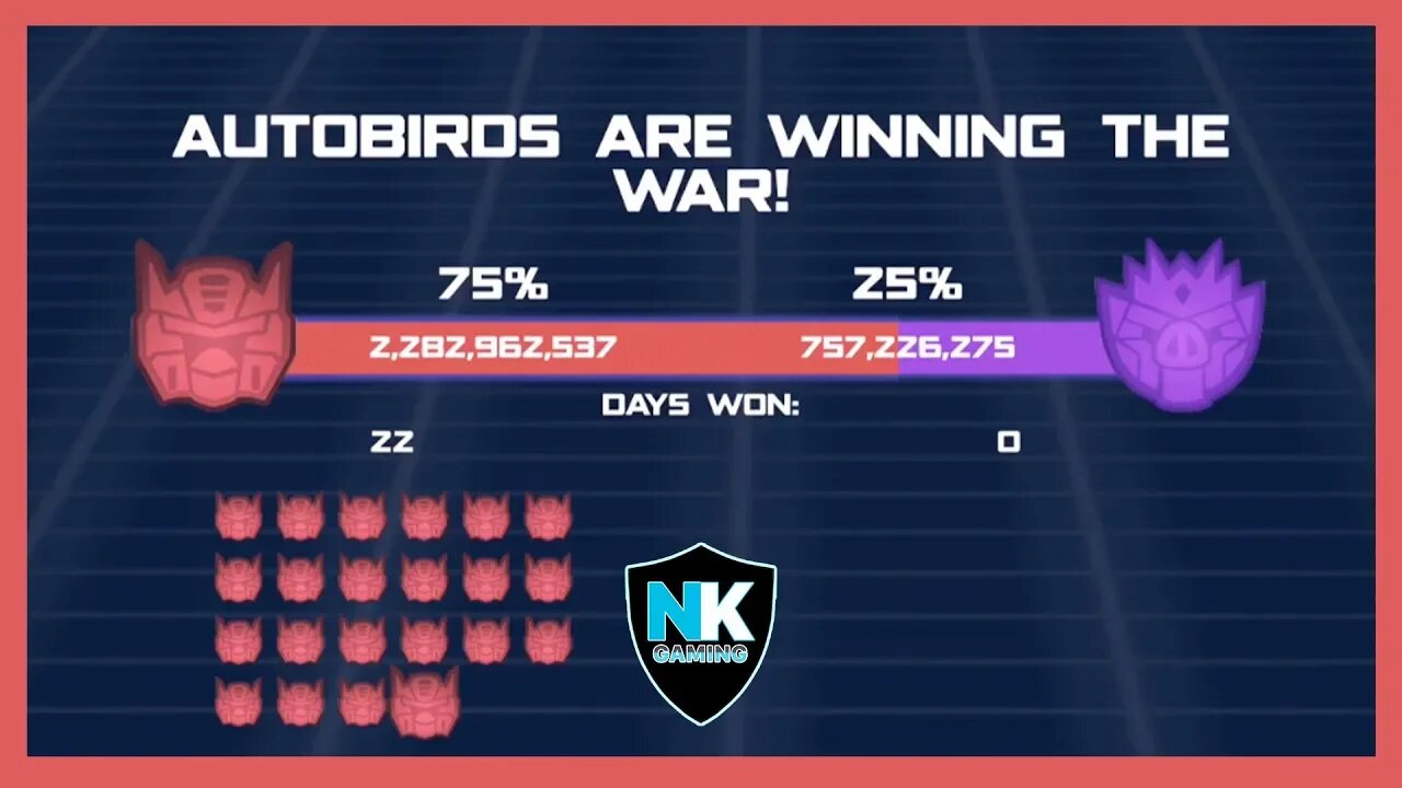 Angry Birds Transformers 2.0 - War Pass Day 22 Results + Beachcomber & Hound In Action