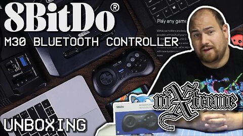 UNBOXING - 8BitDo M30 Bluetooth Sega Genesis Controller