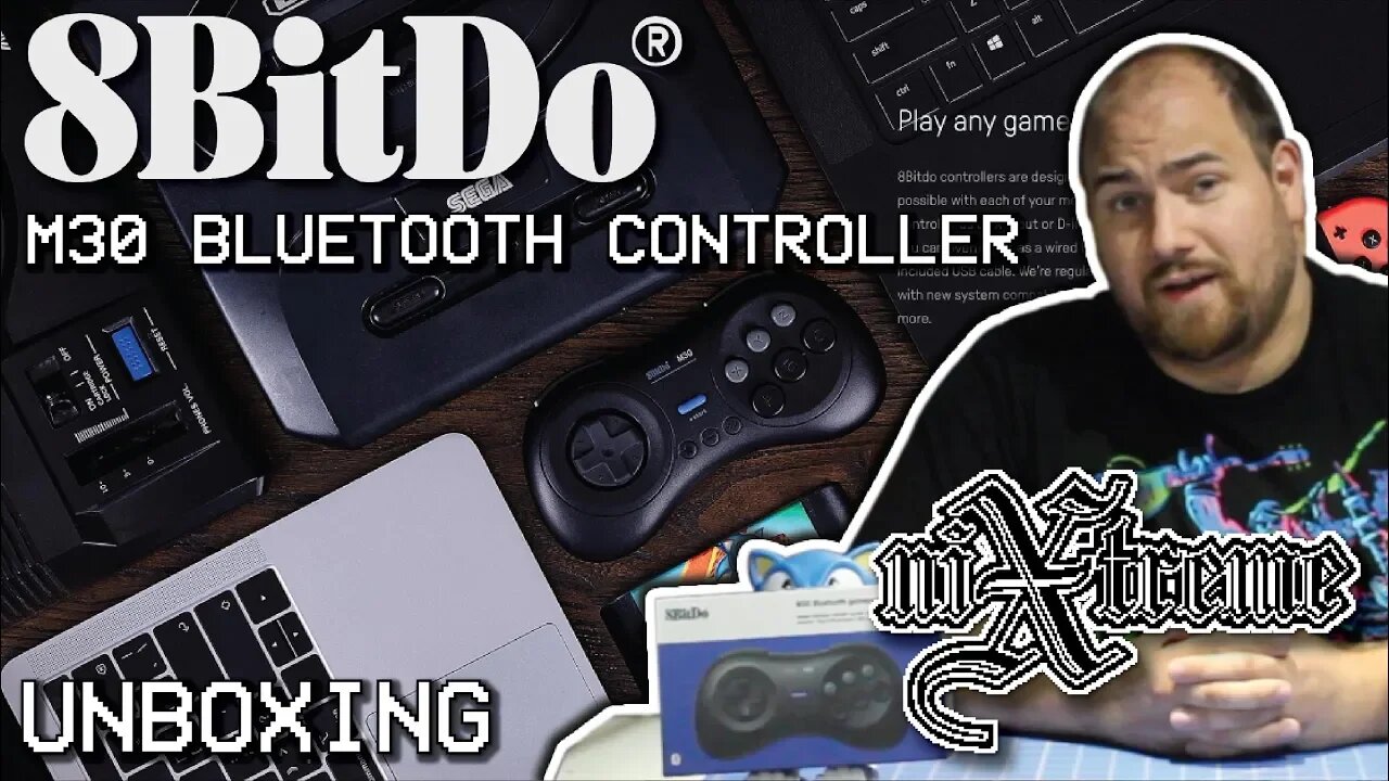 UNBOXING - 8BitDo M30 Bluetooth Sega Genesis Controller