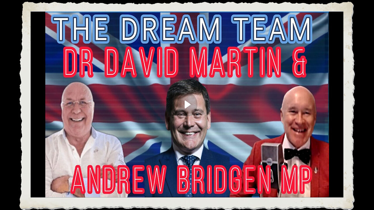 THE DREAM TEAM - DR DAVID MARTIN, ANDREW BRIDGEN WITH CHARLIE WARD