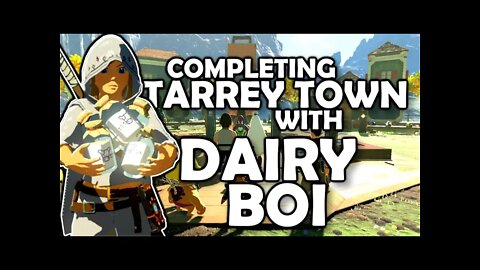 Completing TARREY TOWN as DAIRY BOI in Breath of the Wild (BotW) | BASEMENT