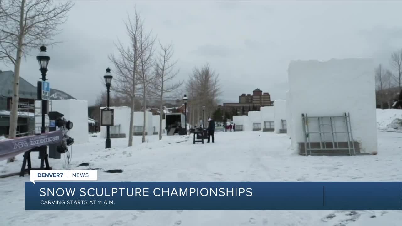 Sculpting starts today at Breckenridge championships