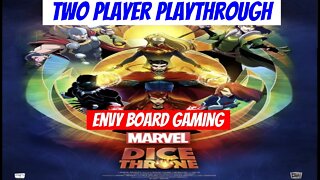 Marvel Dice Throne: Spiderman vs Thor Playthrough